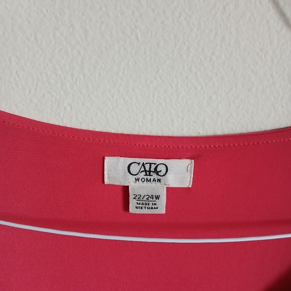 Cato Woman Ruffle Sleeveless Top Size 22/24W - Picture 4 of 11